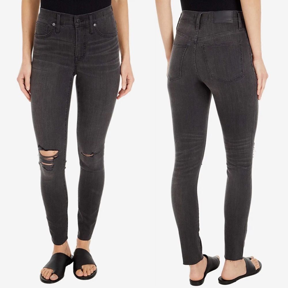 Madewell 9” high rise skinny jeans